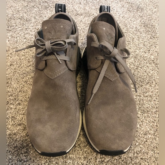 NWOT Adidas NMD Sneakers Grey Suede - Picture 4 of 8